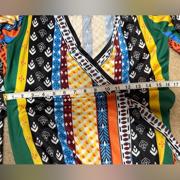 Maxi Wrap Dress size L - Picture 6 of 8